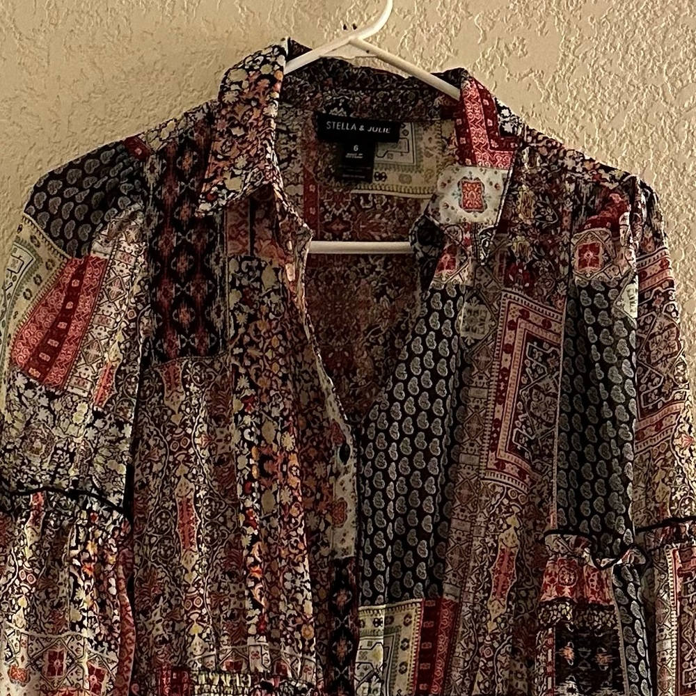 Stella & Julie Boho Patchwork Midi Festival-Ready… - image 4